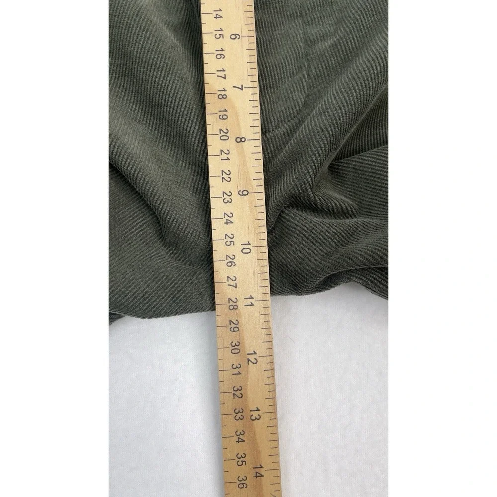 Brooks Brothers Chino Pants Mens 36x32 Green Milano Corduroy Straight Leg Cotton